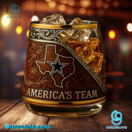 Dallas Cowboys America's Team Whiskey Glass EyW6c4Q
