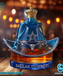 Dallas Cowboys Hat Custom Whiskey Bottle 04YyT8b