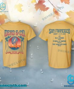 Dead & Company Golden Gate Park San Francisco August 1, 2 And 3, 2025 T-shirt 9bOR1DG