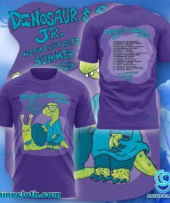 Dinosaur Jr. And Snail Mail With Easy Action Summer 2025 Tour T-shirt yOudAgW