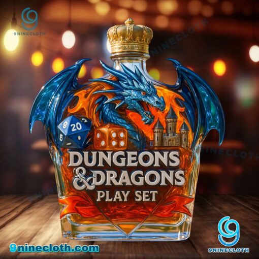 Dungeons & Dragons Play Set Custom Whiskey Bottle 8lZ61A0