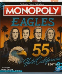 Eagles 55th Anniversary Hotel California Monopoly 3Ccmi9S