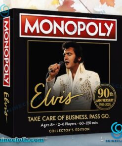 Elvis Presley 90th Anniversary Monopoly vcjzMn1
