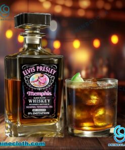 Elvis Presley Memphis Whiskey Bottle 9te8oB5