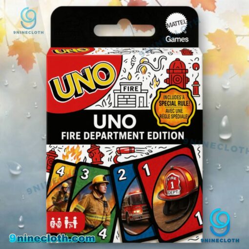 Firefighter UNO Card Game 6XA8H97