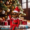 Freddy Fazbear Christmas Elf Doll SIdumXG