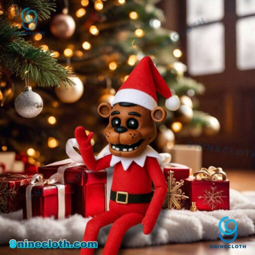 Freddy Fazbear Christmas Elf Doll SIdumXG