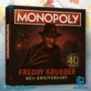Freddy Krueger 40th Anniversary Monopoly QLT8rJA
