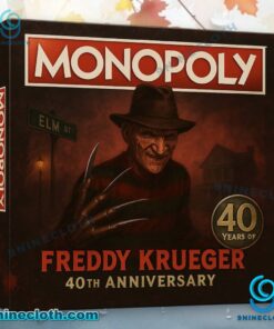 Freddy Krueger 40th Anniversary Monopoly QLT8rJA