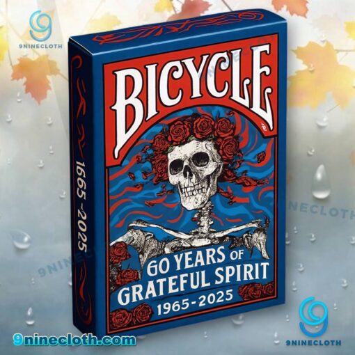 Grateful Dead 60 Years Of Grateful Spirit 1965-2025 Playing Cards 9UaMfS6