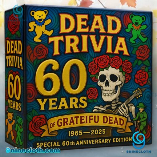 Grateful Dead 60th Anniversary Trivia Board Game gzGDw9b