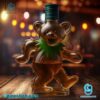 Grateful Dead Dancing Bear Custom Whiskey Bottle-x h0erZ1f
