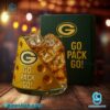 Green Bay Packers Go Pack Go Cheesehead Whiskey Glass rsHiFWv