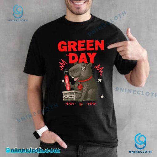Green Day Brasil Curitiba 2025 T-shirt wIuEqQG