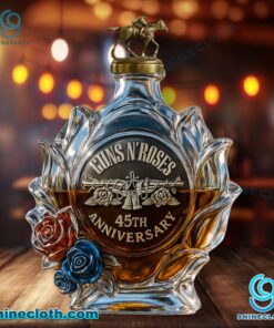 Guns N' Roses 45th Anniversary Custom Whiskey Bottle moIc5Wx