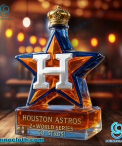 Houston Astros 2x World Series Whiskey Bottle 08BM2fv