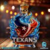 Houston Texans Fire Custom Whiskey Bottle ZzdqRHM