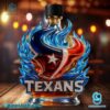 Houston Texans Fire Custom Whiskey Bottle-b 5plQaTK
