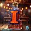 Illinois Fighting Illini Oskee Wow-wow Custom Whiskey Bottle-a CSMjR9A