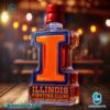 Illinois Fighting Illini Oskee Wow-wow Custom Whiskey Bottle-c Dcn1QVG