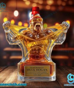 In Memory Of Hulk Hogan 6-time WWE World Champion Custom Whiskey Bottle cYvKrqD