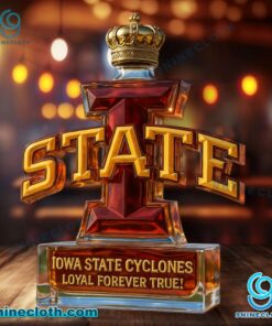 Iowa State Cyclones Loyal Forever True Whiskey Bottle AWczU6r