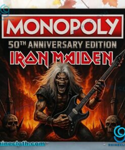 Iron Maiden 50th Anniversary Monopoly OWoB1dT