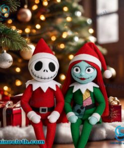 Jack & Sally Christmas Elf Doll lFAuqa6