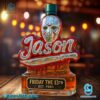 Jason Voorhees Friday The 13th Custom Whiskey Bottle-x rk86O7f