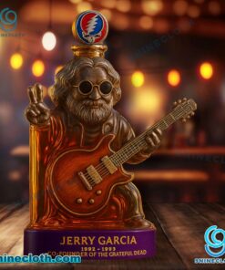 Jerry Garcia 1992-1993 Co-founder Of The Grateful Dead Custom Whiskey Bottle CS0OtYI