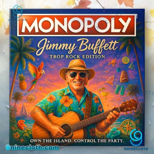 Jimmy Buffett Trop Rock Edition Monopoly rFPwdmc