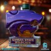 Kansas State Wildcats Custom Whiskey Bottle-x xBIrJtv