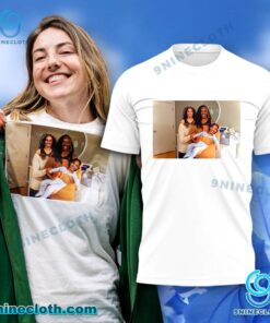 Katie Lou WNBA Viral Baby Carry Meme T-shirt tMc4I27