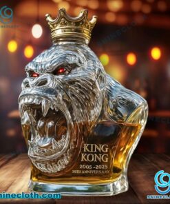 King Kong 20th Anniversary 2005-2025 Custom Whisky Bottle EbNijYl