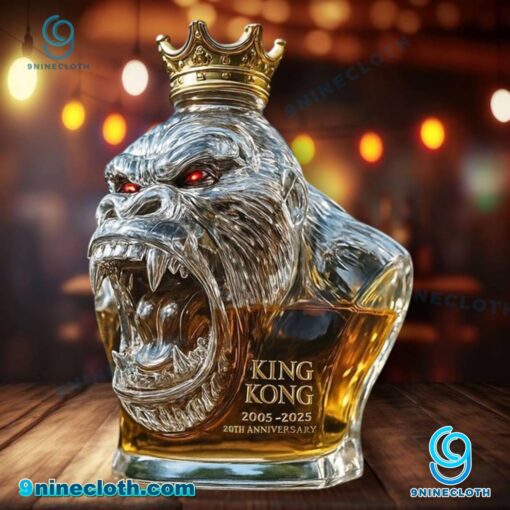 King Kong 20th Anniversary 2005-2025 Custom Whisky Bottle EbNijYl