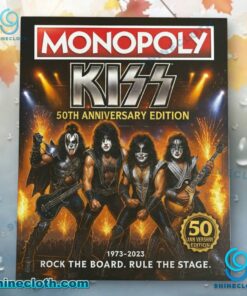 Kiss 50th Anniversary Edition Monopoly sb9VRJy