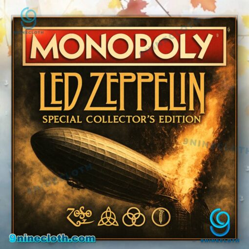 Led Zeppelin Special Collector's Edition Monopoly n72OX9q