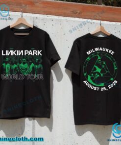 Linkin Park From Zero World Tour In Milwaukee August 25 2025 T-shirt glPKtai