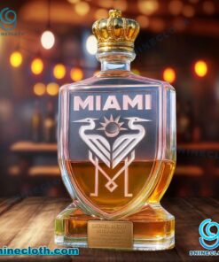 Lionel Messi Inter Miami Custom Whiskey Bottle 17FJ8A2