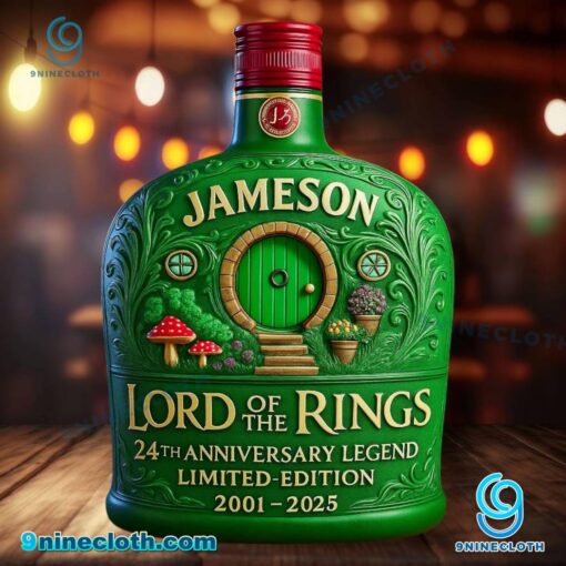 Lord Of The Rings 24th Anniversary Legend Custom Whiskey Bottle 2r0nlBf