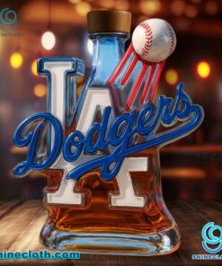 Los Angeles Dodgers Custom Whiskey Bottle wSj8NtL