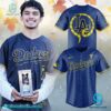 Los Angeles Dodgers Kobes Bobblehead Night Baseball Jersey RVovtie