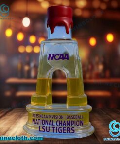 Lsu Tigers 2025 Ncaa Baseball National Champion Whiskey Bottle Ikmc10t