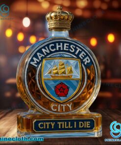 Manchester City Custom Whiskey Bottle VWHfKyO
