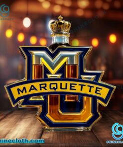 Marquette Golden Eagles Custom Whiskey Bottle wNS47aX