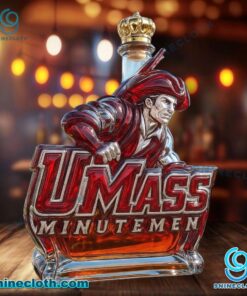 Massachusetts Minutemen Custom Whiskey Bottle fHEY3cX