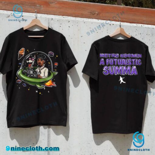 Metro Boomin A Futuristic Summa 2025 Airbrush T-shirt Plmj7Vz