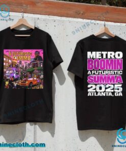 Metro Boomin A Futuristic Summa 2025 Atlanta Ga Cover T-shirt Aph8vZO