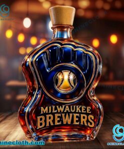 Milwaukee Brewers Custom Whiskey Bottle oPcqQ97