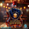 Milwaukee Brewers Custom Whiskey Bottle-c Ojlu63w